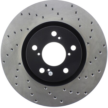 Centric Parts Sport Cross Drilled Brake Rotor, 128.40071L 128.40071L